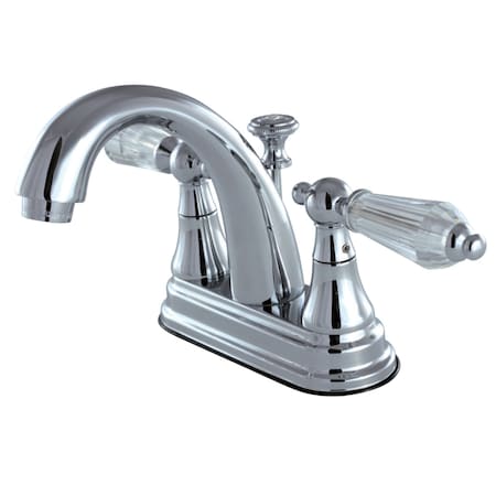 Kingston Brass KS7611WLL 4" Centerset Bathroom Faucet, Polished Chrome KS7611WLL